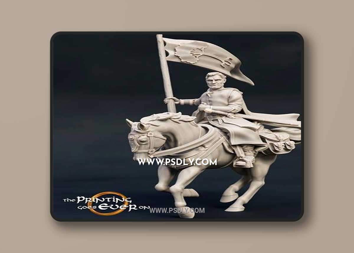 Heathbrant Mounted 3D Print Model