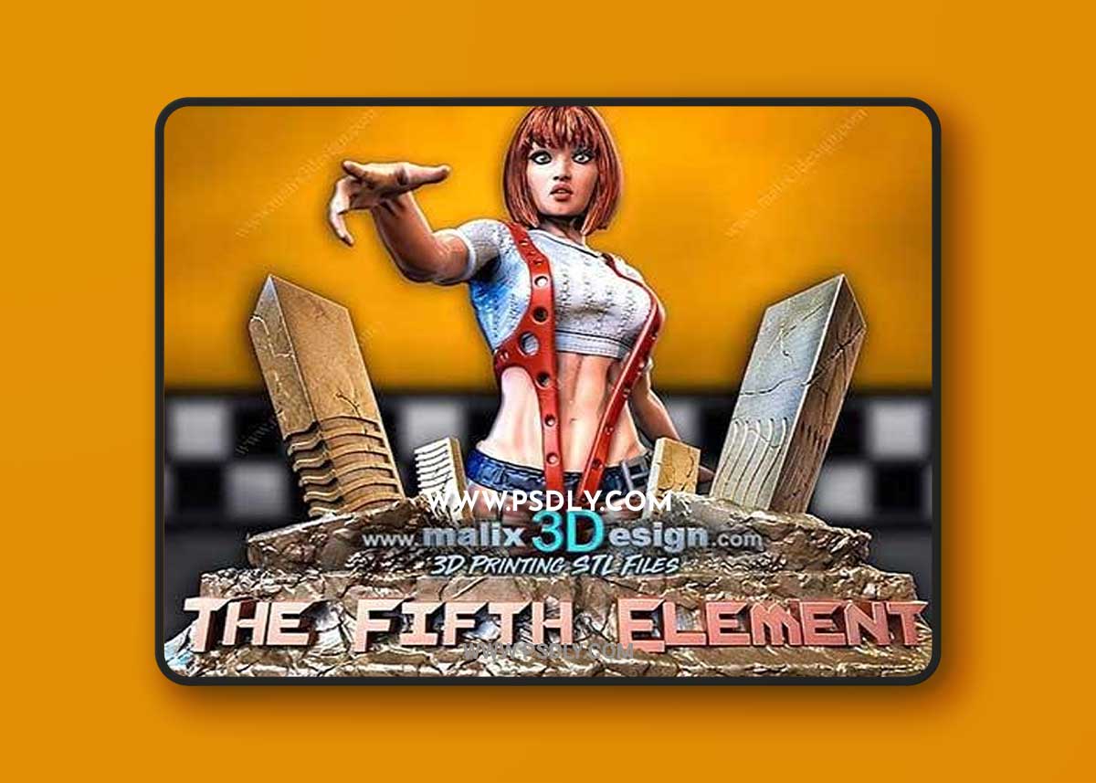 Hinata 3D Print ModelSANIX - The Fifth Element (Leeloo) 3D Print Model