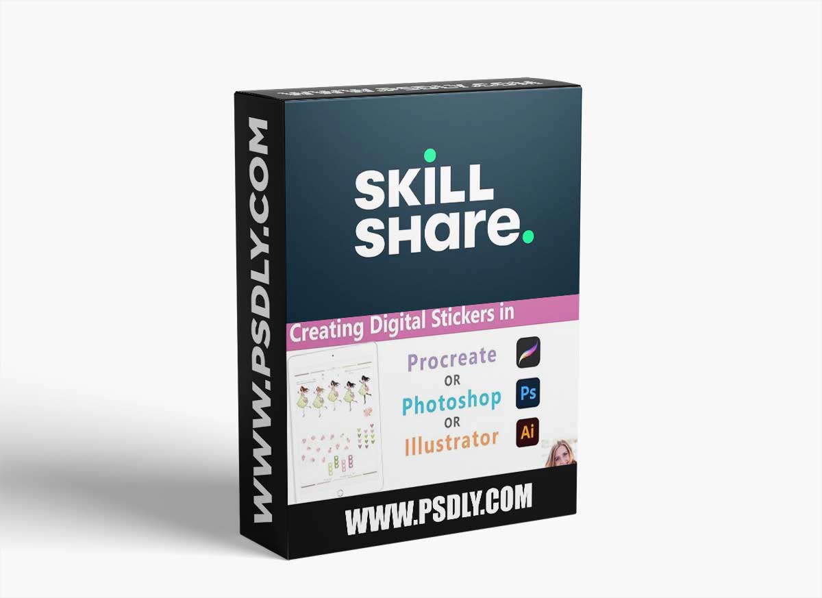 How to Create Digital Stickers in Procreate, Photoshop, Illustrator & Make a GoodNotes Sticker Book