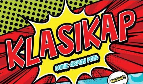 KLASIKAP - Comic Display Font