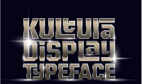 Kultura Groovy Display Typeface