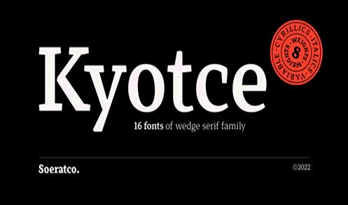 Kyotce Font Family