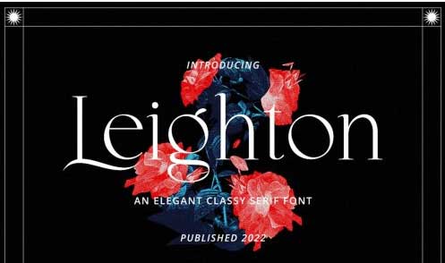 Leighton - Classy Serif Font
