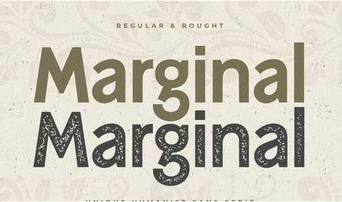 Marginal - Unique Humanist Sans Serif