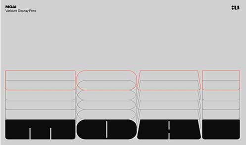 Moai Variable Font