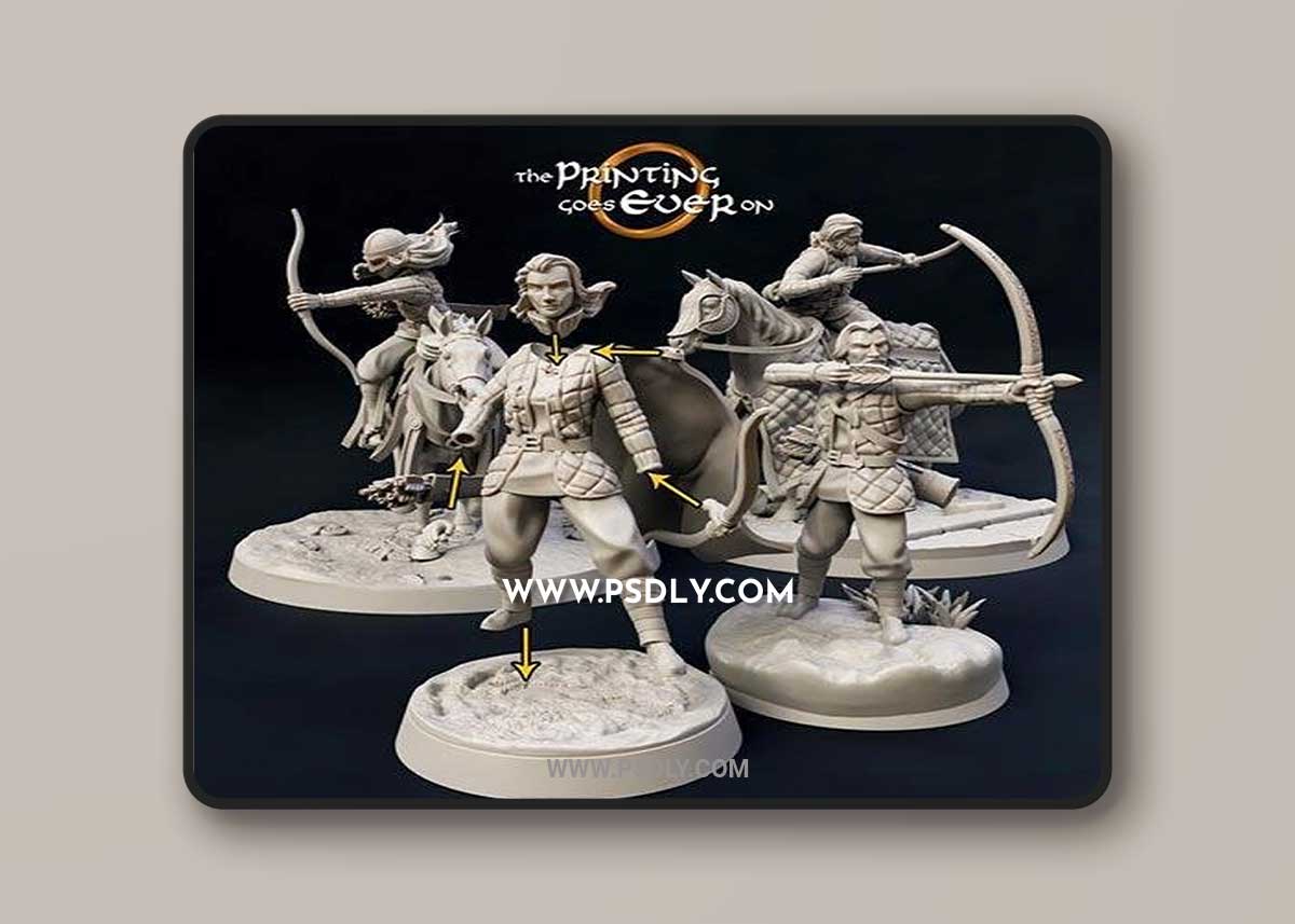 Modular Ridermercia Archers 3D Print Model