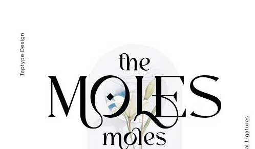 Moles - Vintage Serif Display Ligature Font