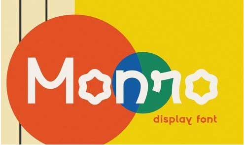 Monro - Quirky Display Typeface