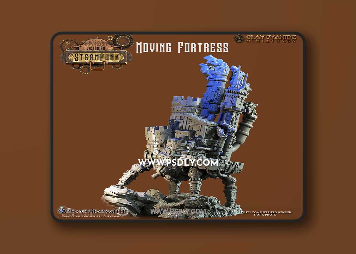 Moving Fortress 3D Print Model