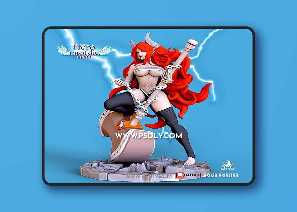 Naomi From Hero Must Die Again 3D Print Model