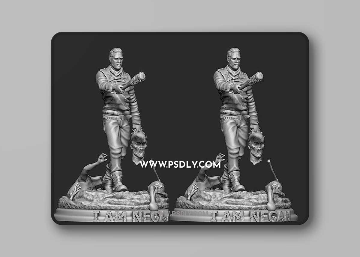 Negan - The Walking Dead 3D Print Model
