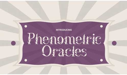Phenometric Oracle Font