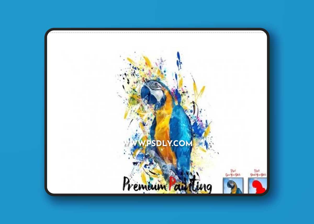Premium Painting Photoshop Action