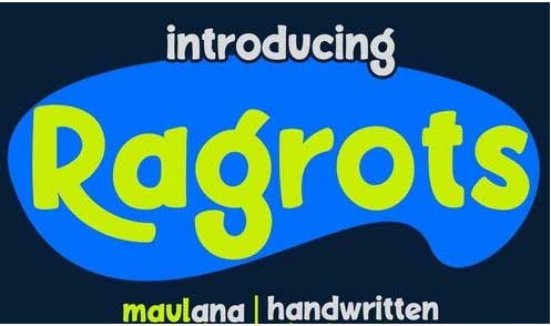 Ragrots Handwritten Display Font