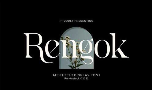 Rengok - Display Typeface