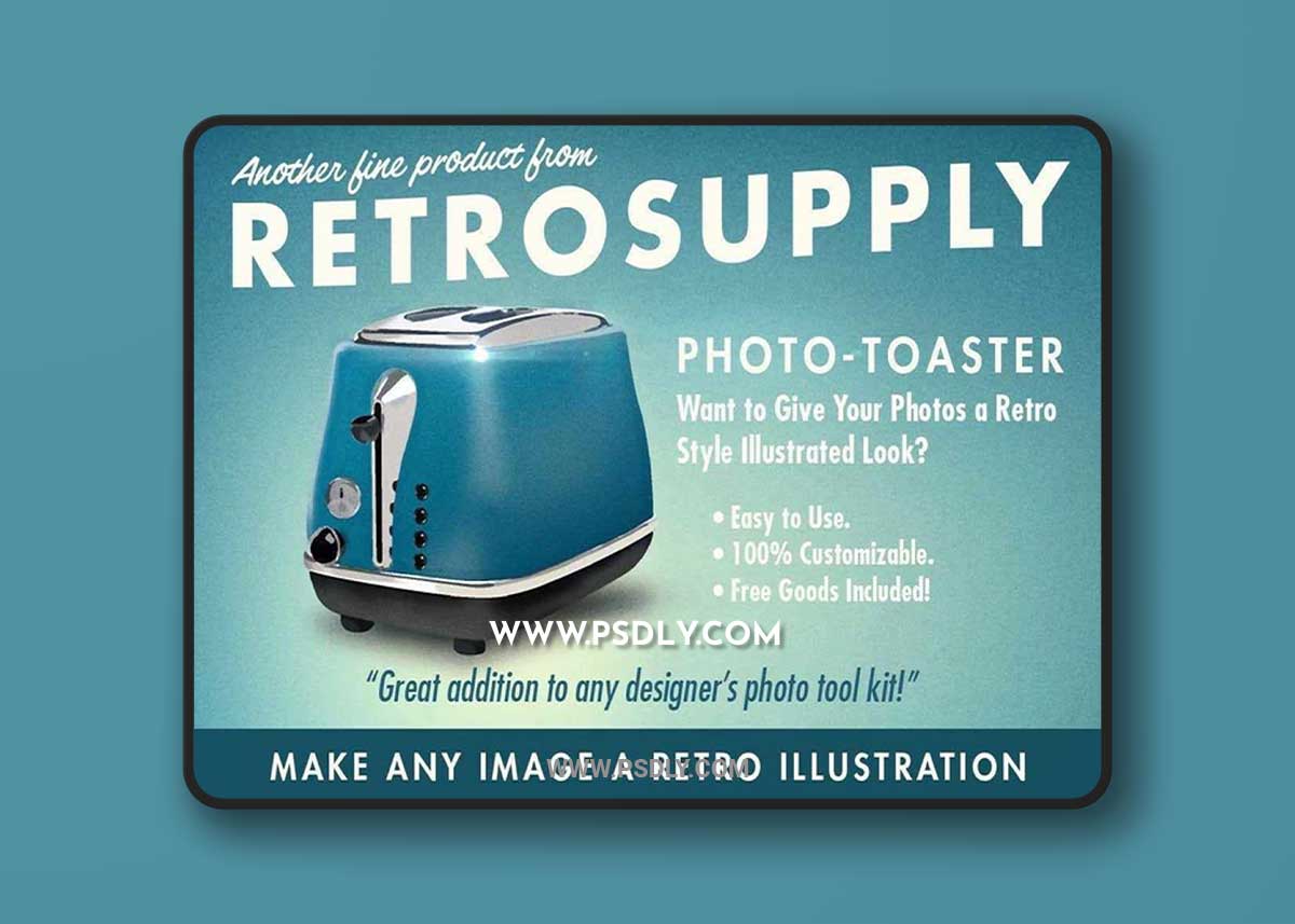 RetroSupply Co Photo Toaster