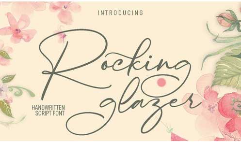Rocking Glazer Script Font