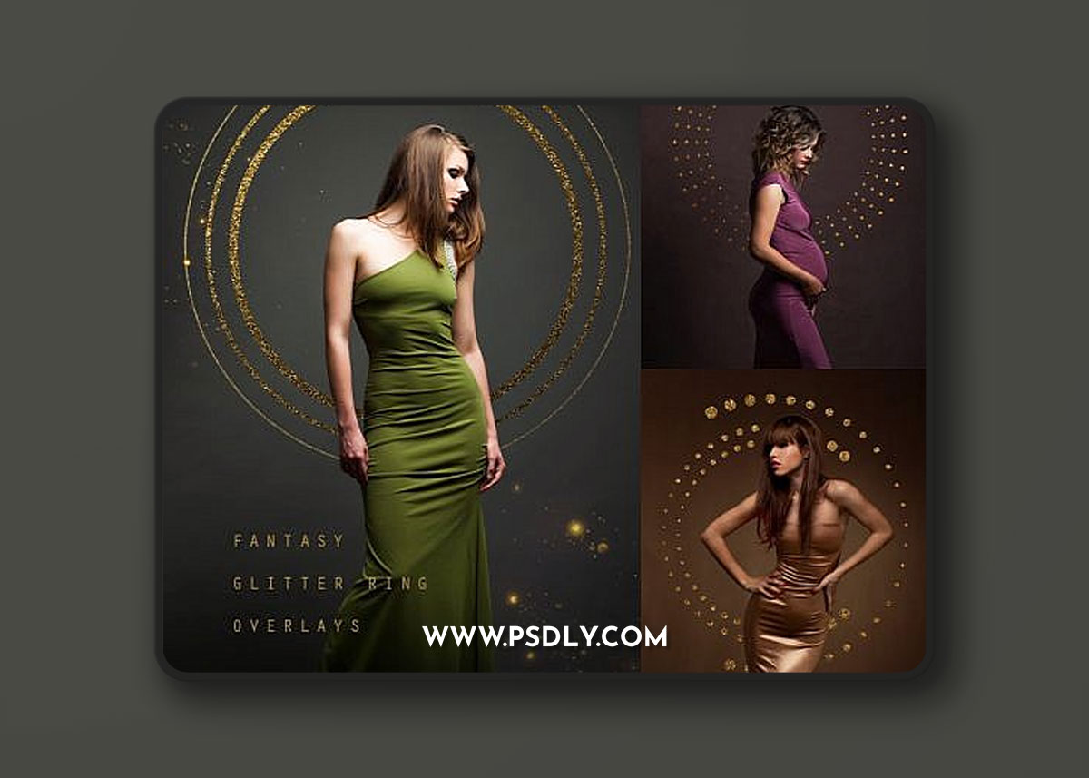 Squijoo Fantasy Glitter Ring Overlays