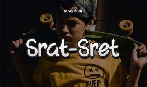 Srat-Sret – Urban Display Font