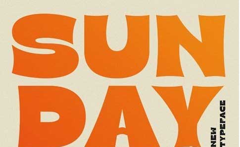 Sunday - Bold & Beautiful Font