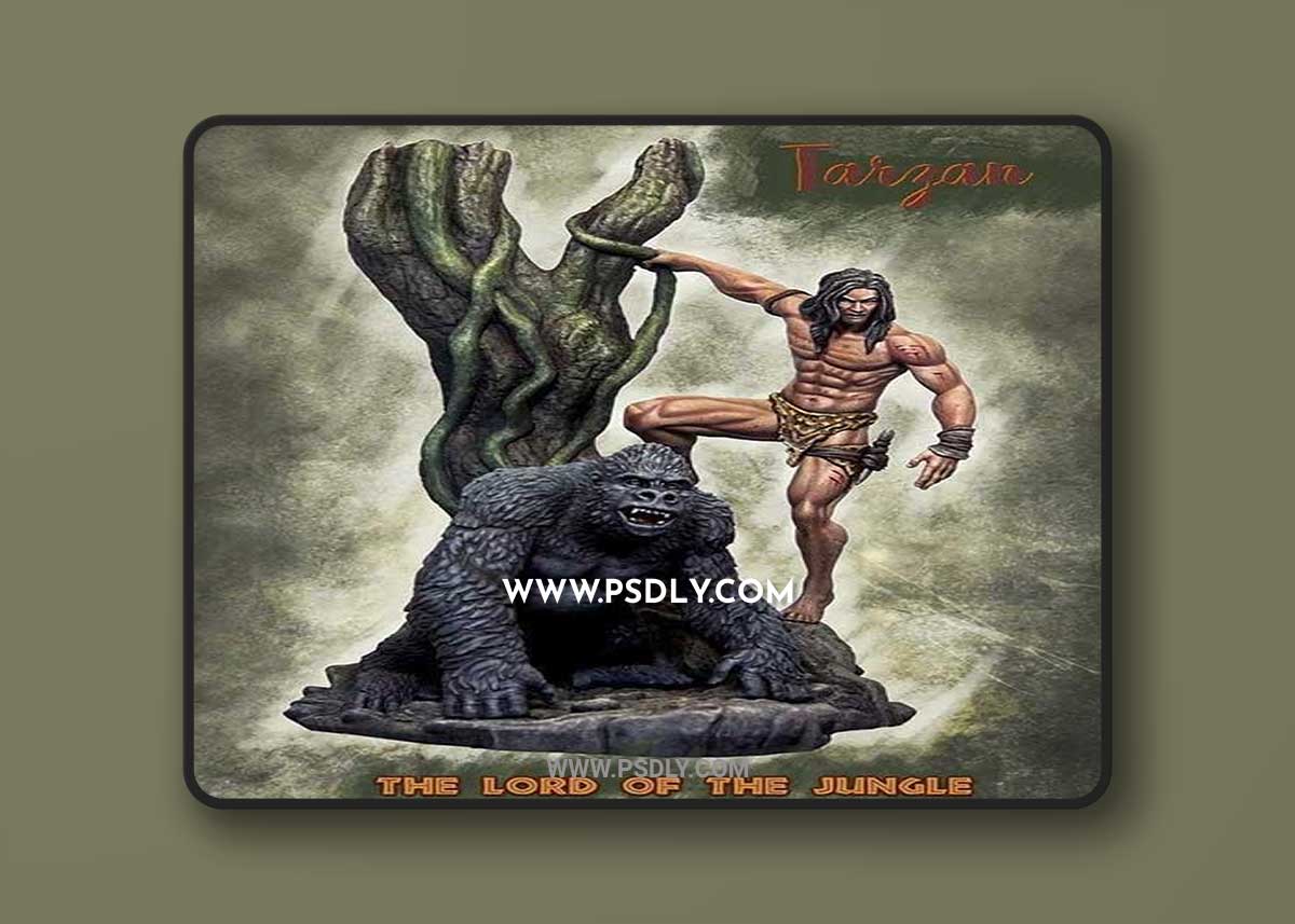 Tarzan Lord of the jungle 3D Print Model