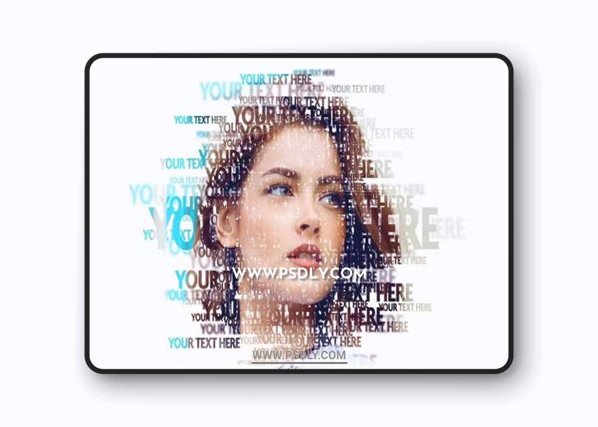 Text Bubble Photo Effect