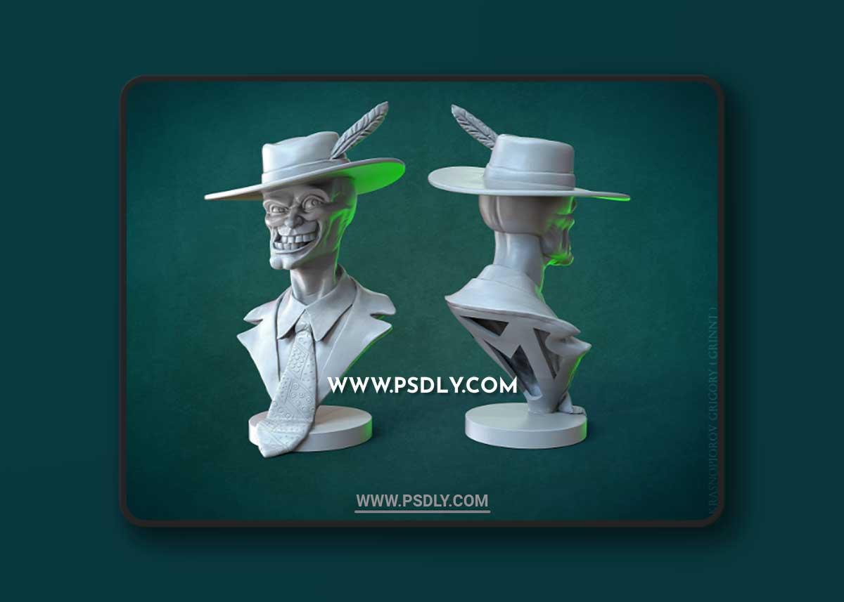 The Mask Bust 3D Print Model
