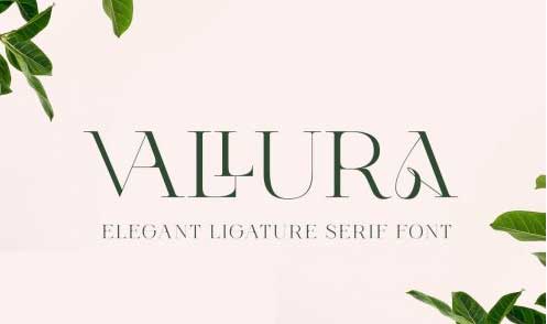 Vallura - Serif Display Font