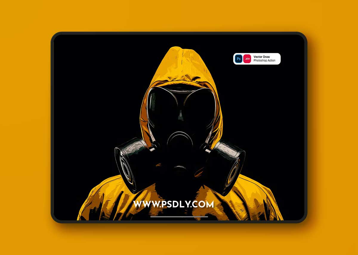 Vector Draw Photoshop Action CYTGKRF