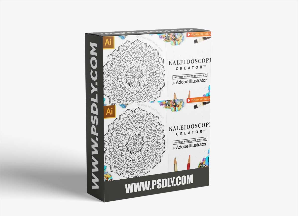 Vector Kaleidoscope for Adobe Illustrator