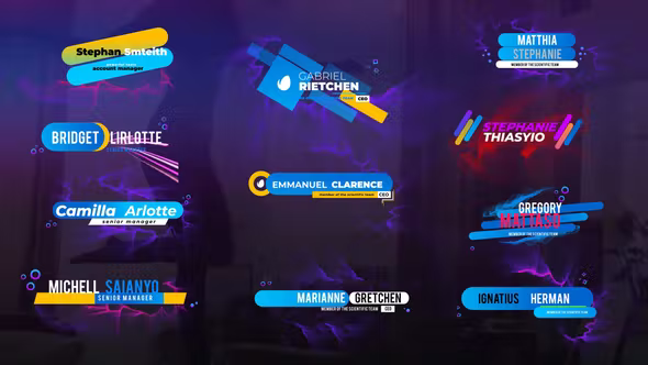 Videohive Particles and Dynamic Lower Thirds 37874073