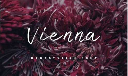 Vienna Handstylish Font