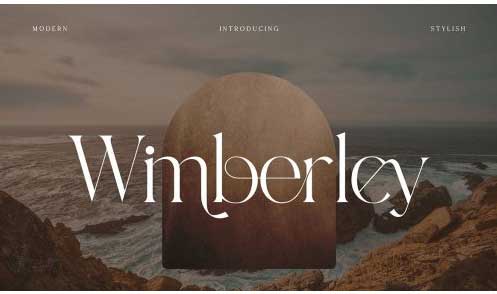 Wimberley - Elegant Serif Font