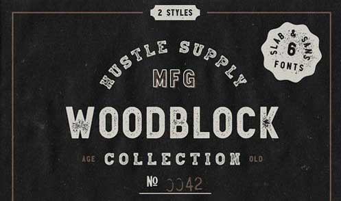 Woodblock Collection - Sans Slab