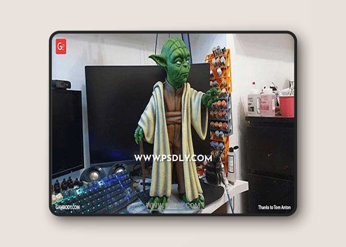 Yoda 3D Print Model