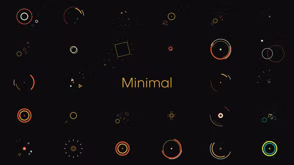 Videohive Minimal Shapes 37716053
