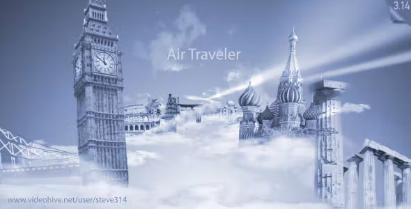 Videohive Air Traveler - Logo Intro 5758912