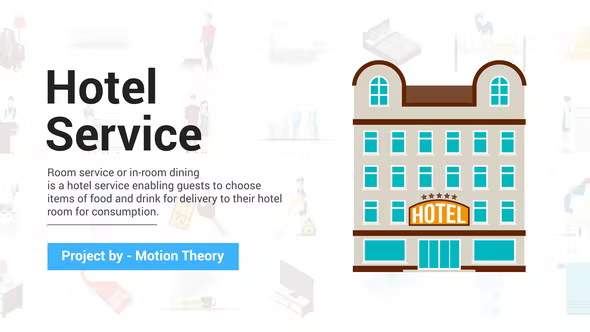 Videohive Hotel Services Icons 37716155