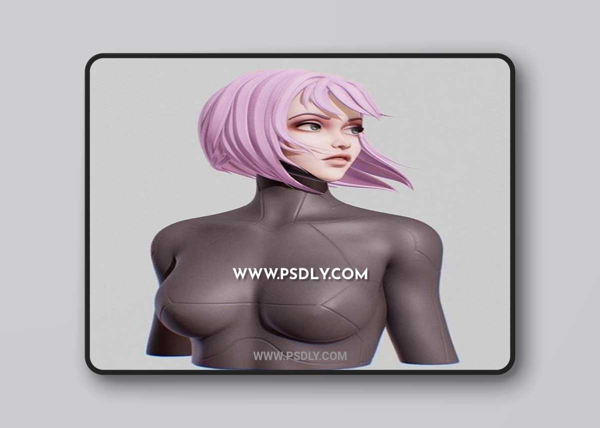 3D STL Android Remake and 2B Bust