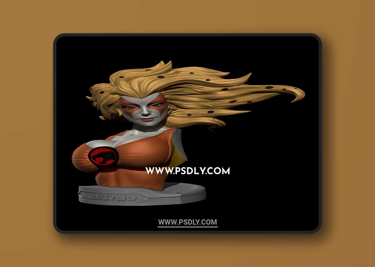 3D STL Cheetara and Cheetara Bust