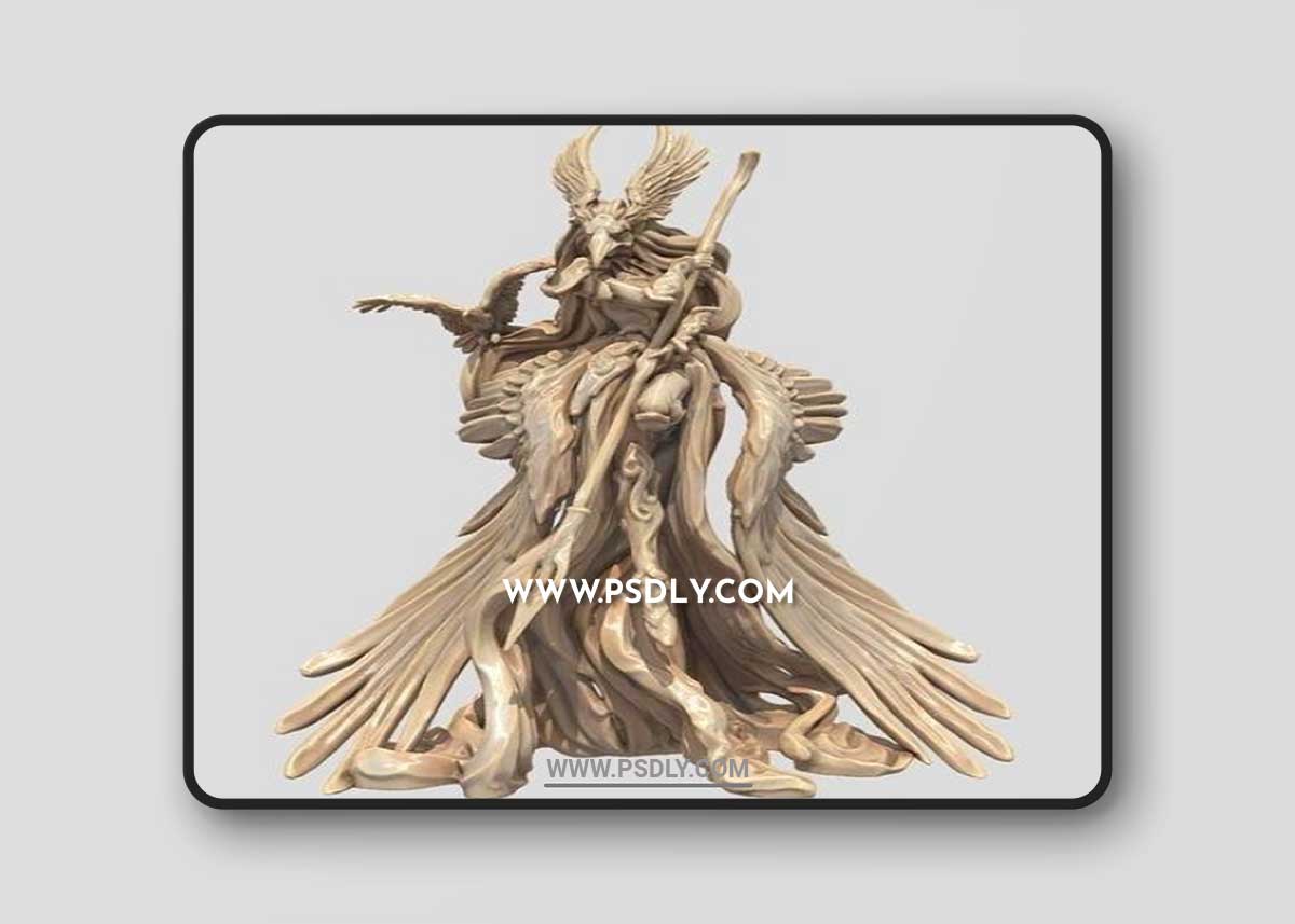 3D STL Vus - Spear Maiden
