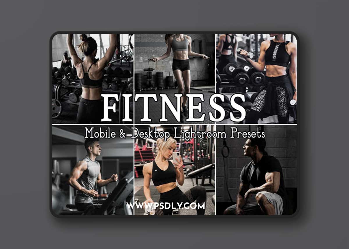 7 Fitness Lightroom Mobile Presets