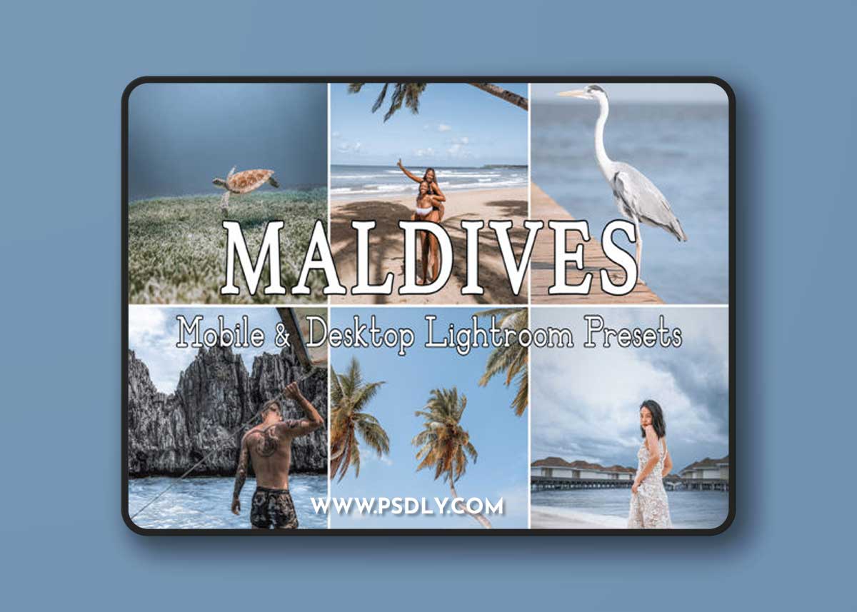 7 Maldives Lightroom Mobile Presets