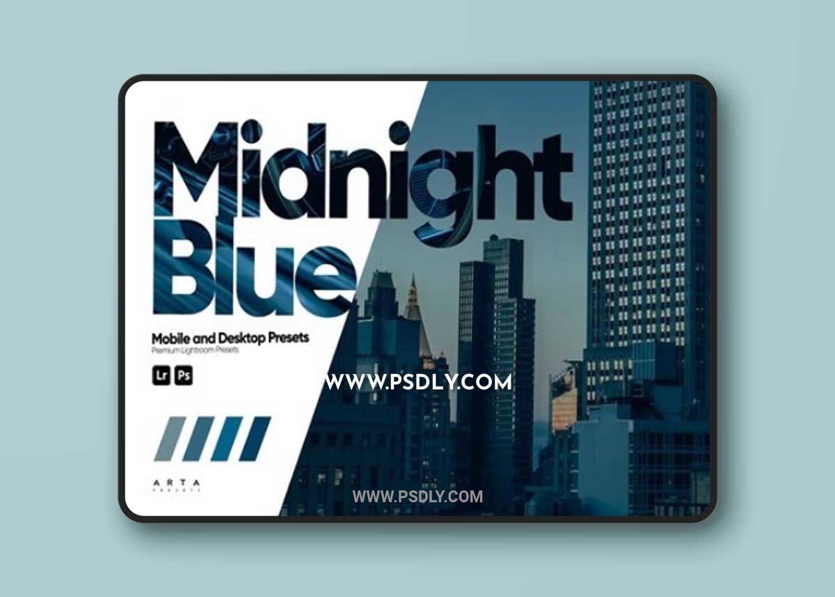 ARTA - Midnight Blue Presets for Lightroom DK3W2KT