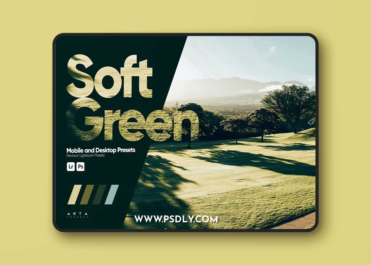 ARTA - Soft Green Presets for Lightroom