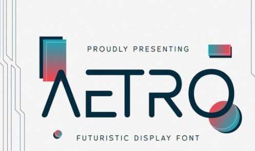 Aetro - Sans Serif Display Font