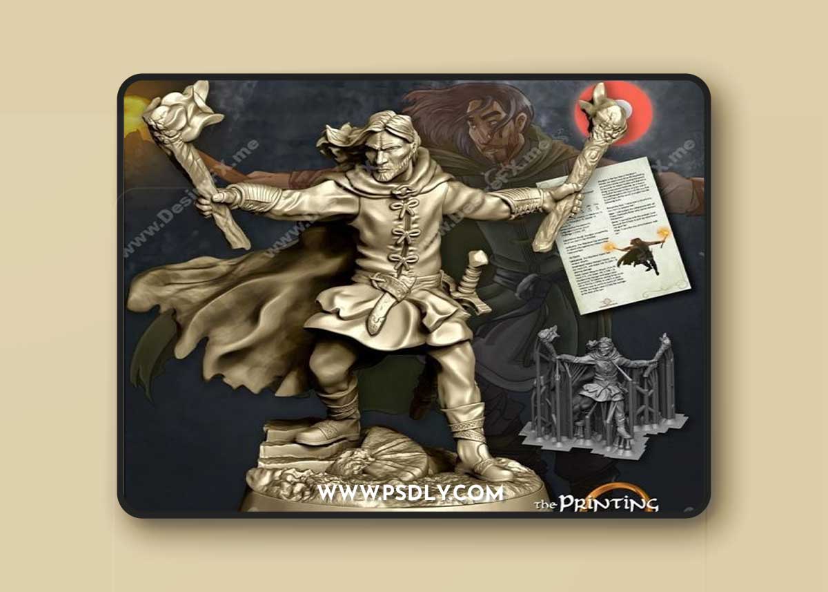 Aranglor with flaming torches 3D Print Model