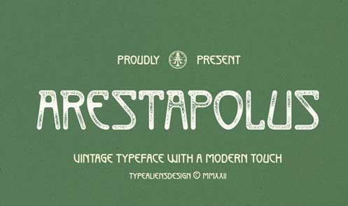 Arestapolus Font