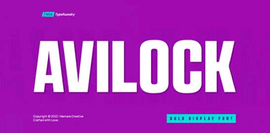 Avilock Font Family