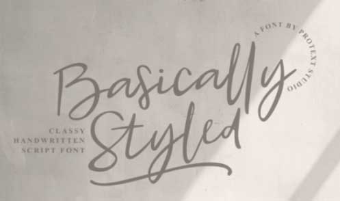 Basically Styled Font